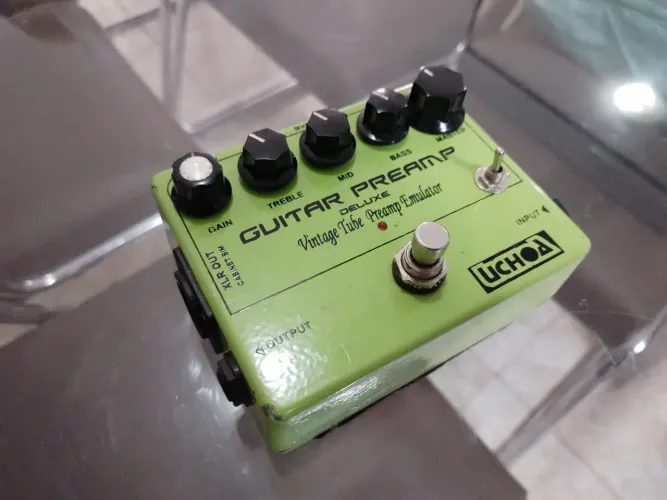 Pedal Guitarra Uchoa Guitar Preamp Deluxe Pre amplificador XLR