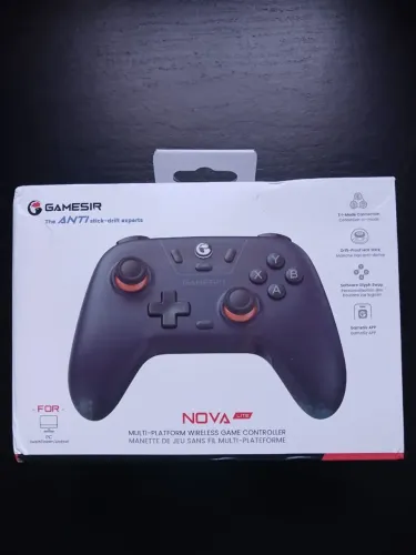Controle Gamesir Nova Lite Hall Effect Bluetooth Switch Pc Android Cor Preto SEM USO