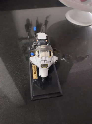 Miniatura moto da polícia