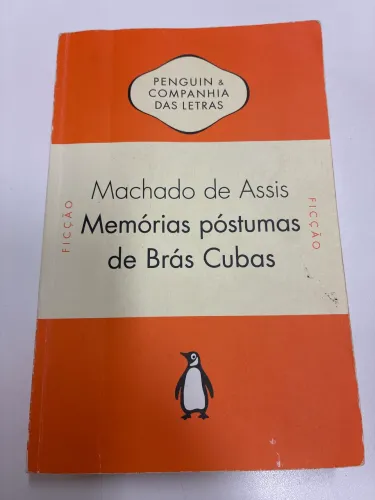 Livro Memórias Póstumas de Brás Cubas