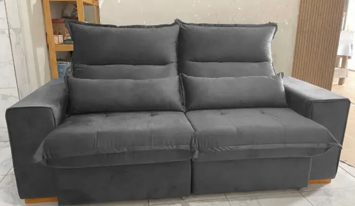Sofá retrátil e reclinável NOVO