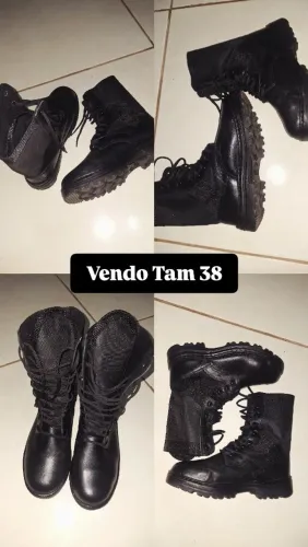 Coturno ótimo estado Tam 38