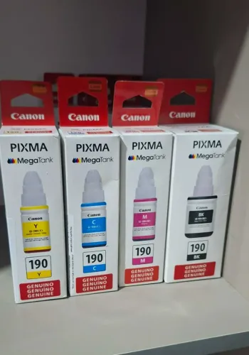 Vendo kit de tinta Impressora Canon 190 Original.