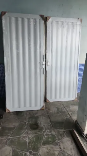 PORTÃO FERRO BRANCO COMPLETO!!