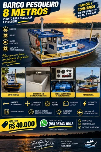 Vende-se Barco