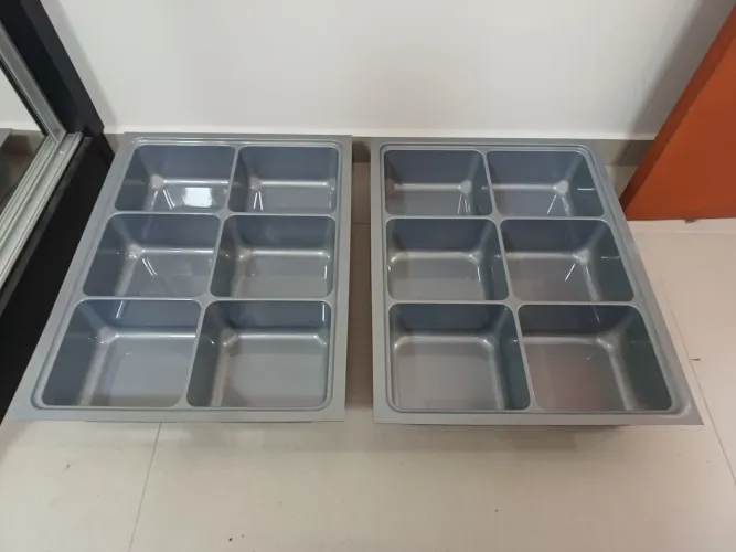 Separador de gaveta 6 compartimentos (duas unidades)