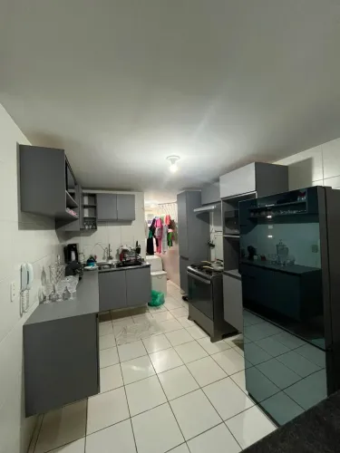 Armário modulado cor cincza