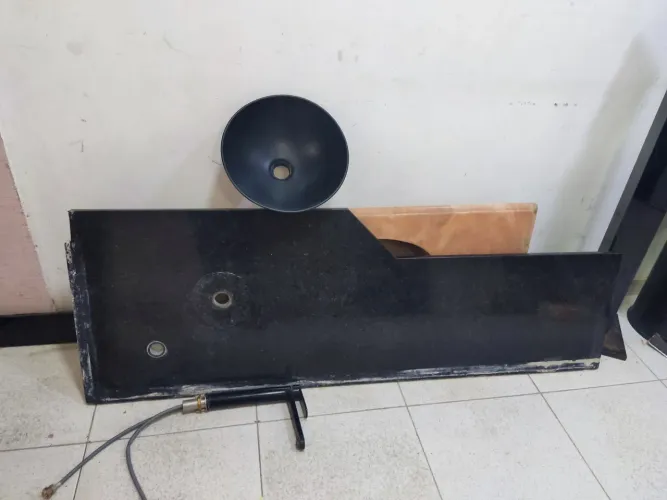 Pia de banheiro com cuba completo