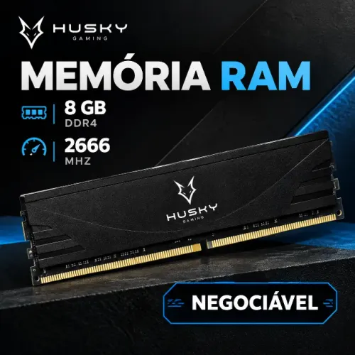 Memória Husky, 8gb, 2666mhz, DDR4