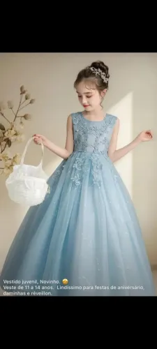 Vestido infantil para daminha 