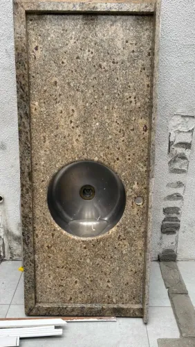 Bancada pia mármore