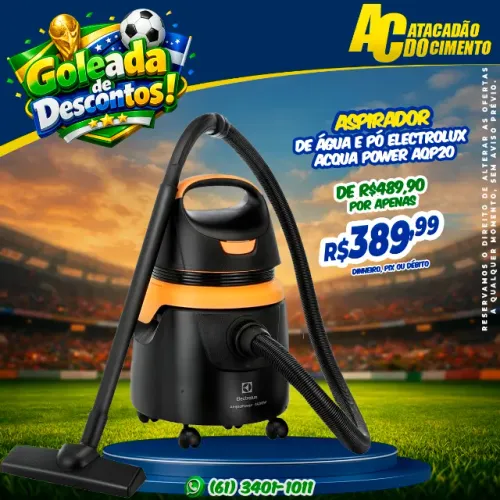 Aspirador De Água e Pó 10 Litros Acqua Power Aqp20 Electrolux
