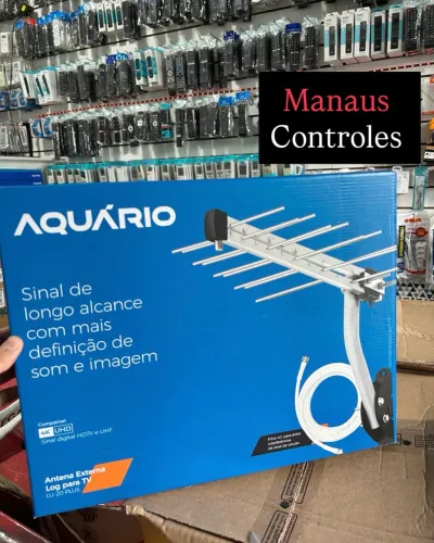 Antena Externa para TV Digital LU-20 Plus 12 DBI 