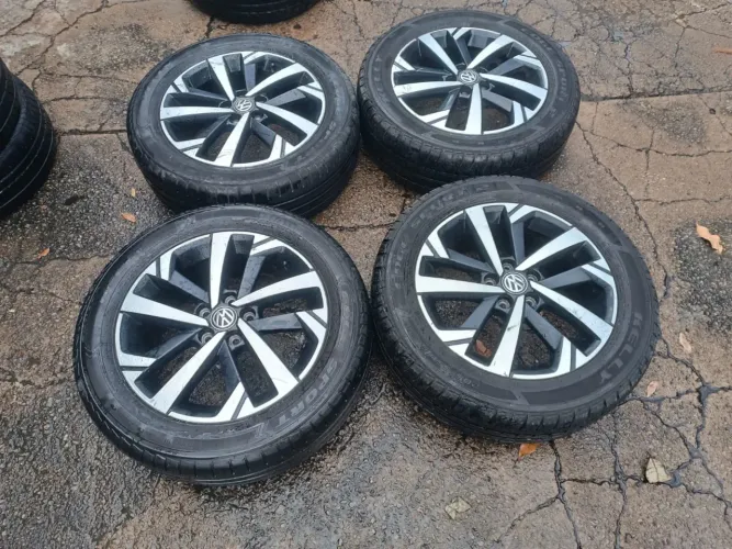 Rodas 16 virtus,polo,Tcross,nivus+ pneus meia vida 