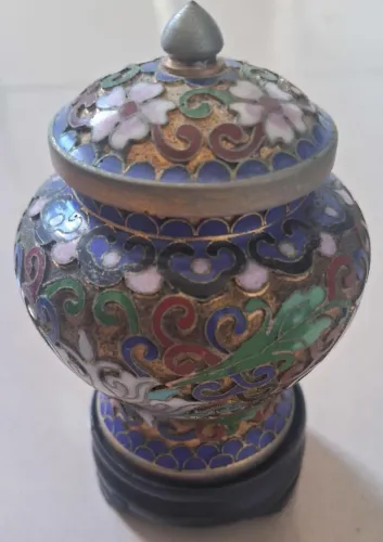 Vaso ou Potiche em Cloisonné #2