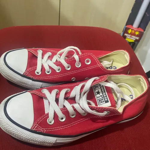 All Star Lona Vermelho Tamanho 36