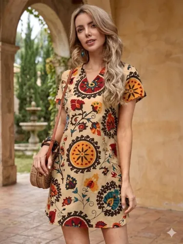 Vestido bata Boho NOVO