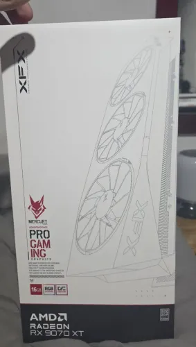 Amd RX 9070 XT 16gb XFX Mercury lacrada e garantia