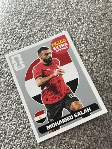 Figurinha Extra Legend Prata / Silver Mohamed Salah Copa 2026