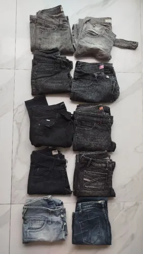 10 calças jeans sortidas