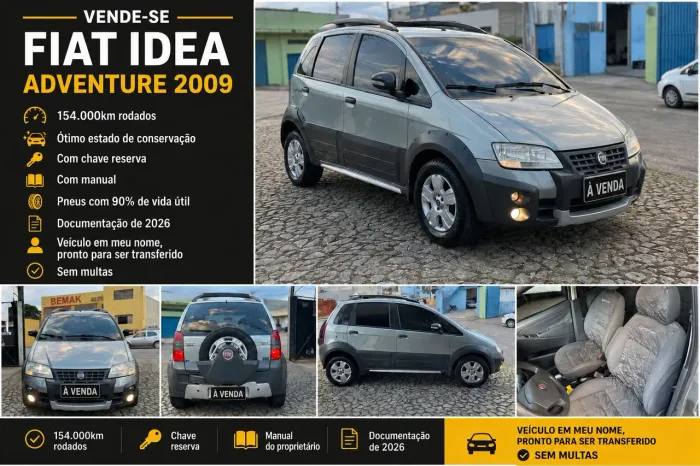 Fiat Idea Advent./ Adv.locker 1.8 MPI Flex 5P 2009