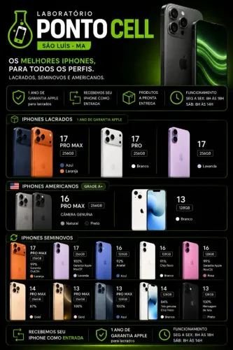 VENDO IPHONES SEMINOVOS E LACRADOS - ORIGINAIS E COM GARANTIA APPLE