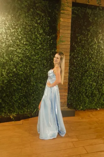 Vestido Festa Azul