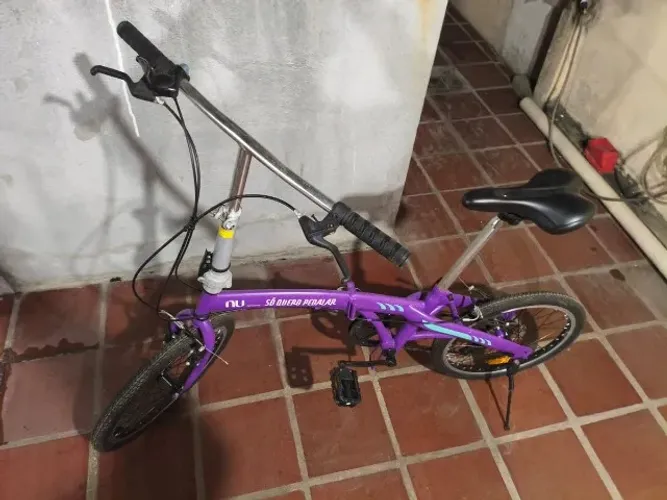 bicileta dobrável nubank