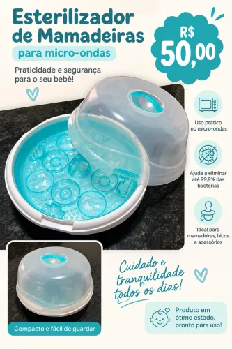 Esterilizador de Mamadeiras