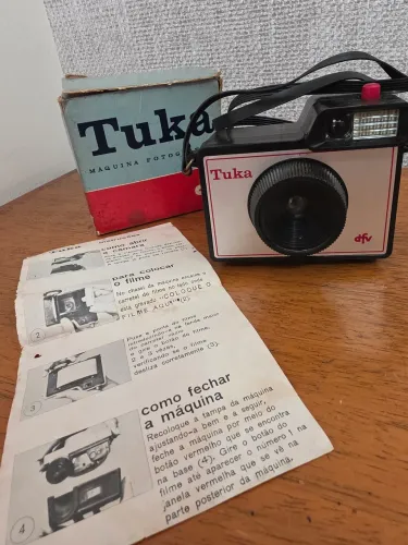 Máquina fotográfica vintage