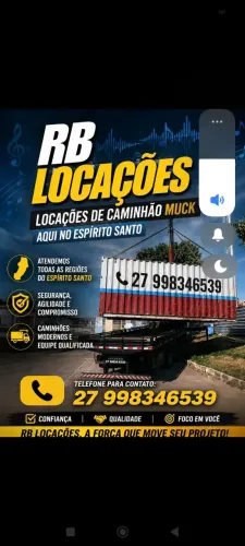 LOCAÇÃO DE CAMINHÃO MUNCK.