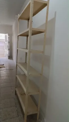 Estante Reforçada com 6 Prateleiras - Grande e Espaçosa