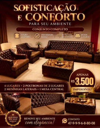 Conjunto para sala completo 