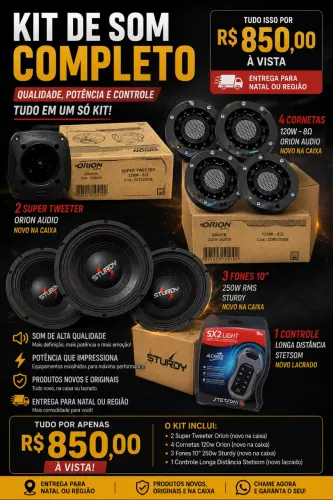 Kit p/ som 