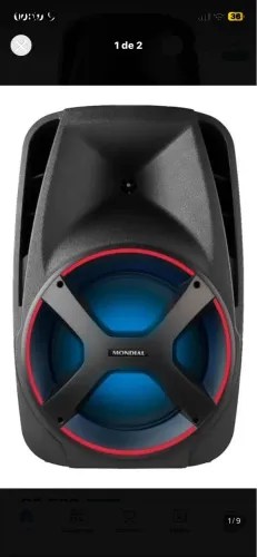 Caixa Amplificada Mondial CM-550