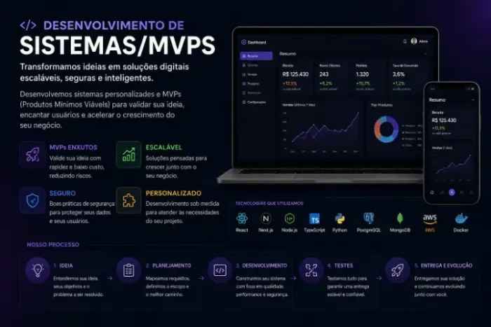 Desenvolvimento de Sistemas/MVPs