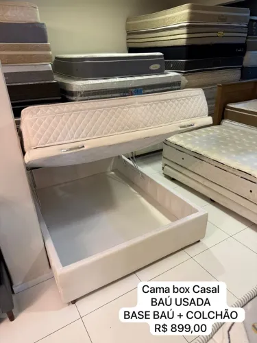 Cama Box baú Casal USADA - ENTREGO