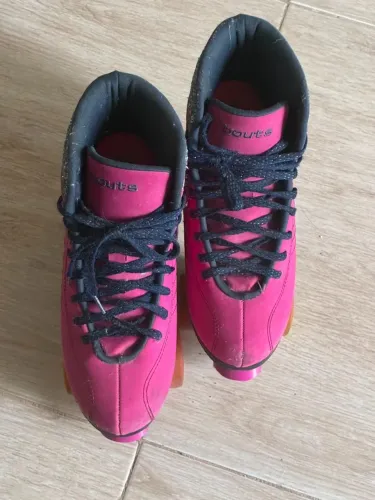 Patins Quad Bouts Rosa - Ótimo Estado - Pronto para Usar