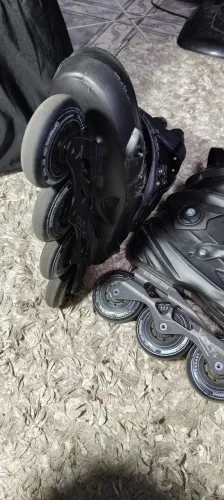 Kit Proteção + Patins (42/43) Traxart Inline Freestyle Volt + 2.0
