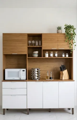 Armário de Cozinha Completo Modular - Design Moderno - Excelente Estado - Novo