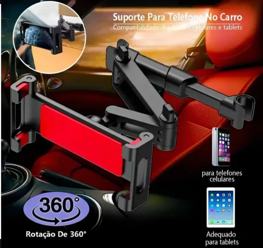 Suporte tablet apoio encosto pra banco de carro