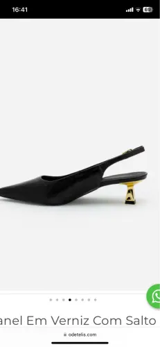 Scarpin preto 41