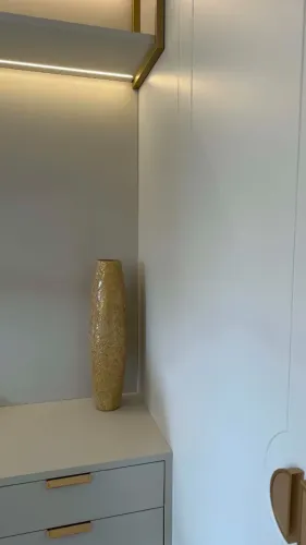 vaso decorativo vidro craquelado