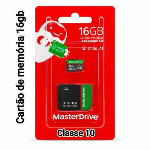 Kit Cartão de Memória Classe 10 16gb Novo Lacrado 
