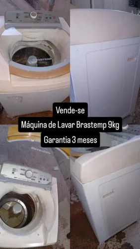 Máquina de Lavar Brastemp 9 kg / Goiânia/ Entrega
