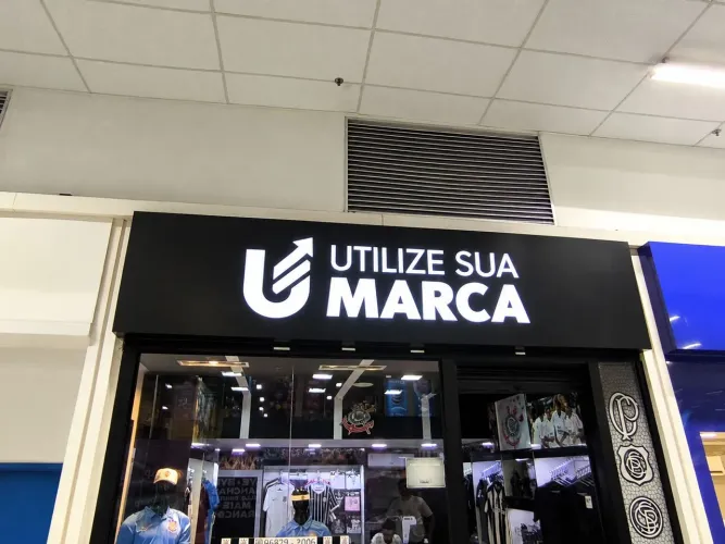 Luminoso para Fachada de loja.