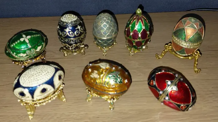 Miniaturas de Ovos Faberge