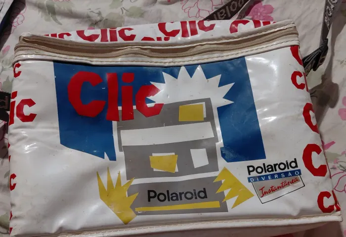 BOLSA VINTAGE POLAROID COLECIONADOR RELÍQUIA 