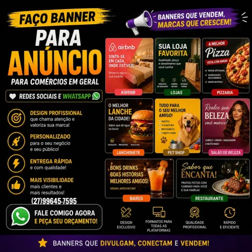 Criamos e editamos fotos para seu comércio