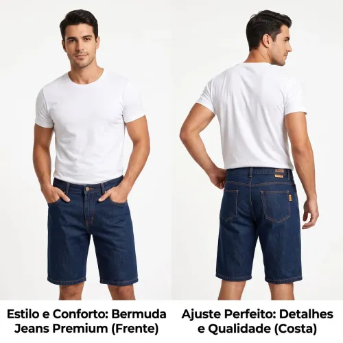 Bermuda jeans vários tamanhos